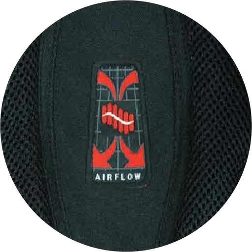 Air flow detail on a PULSE backpack